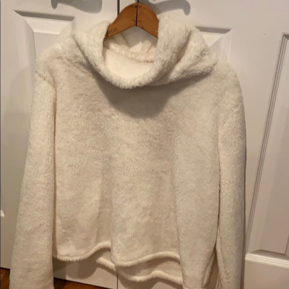 Teddy Cowl Neck Sweater